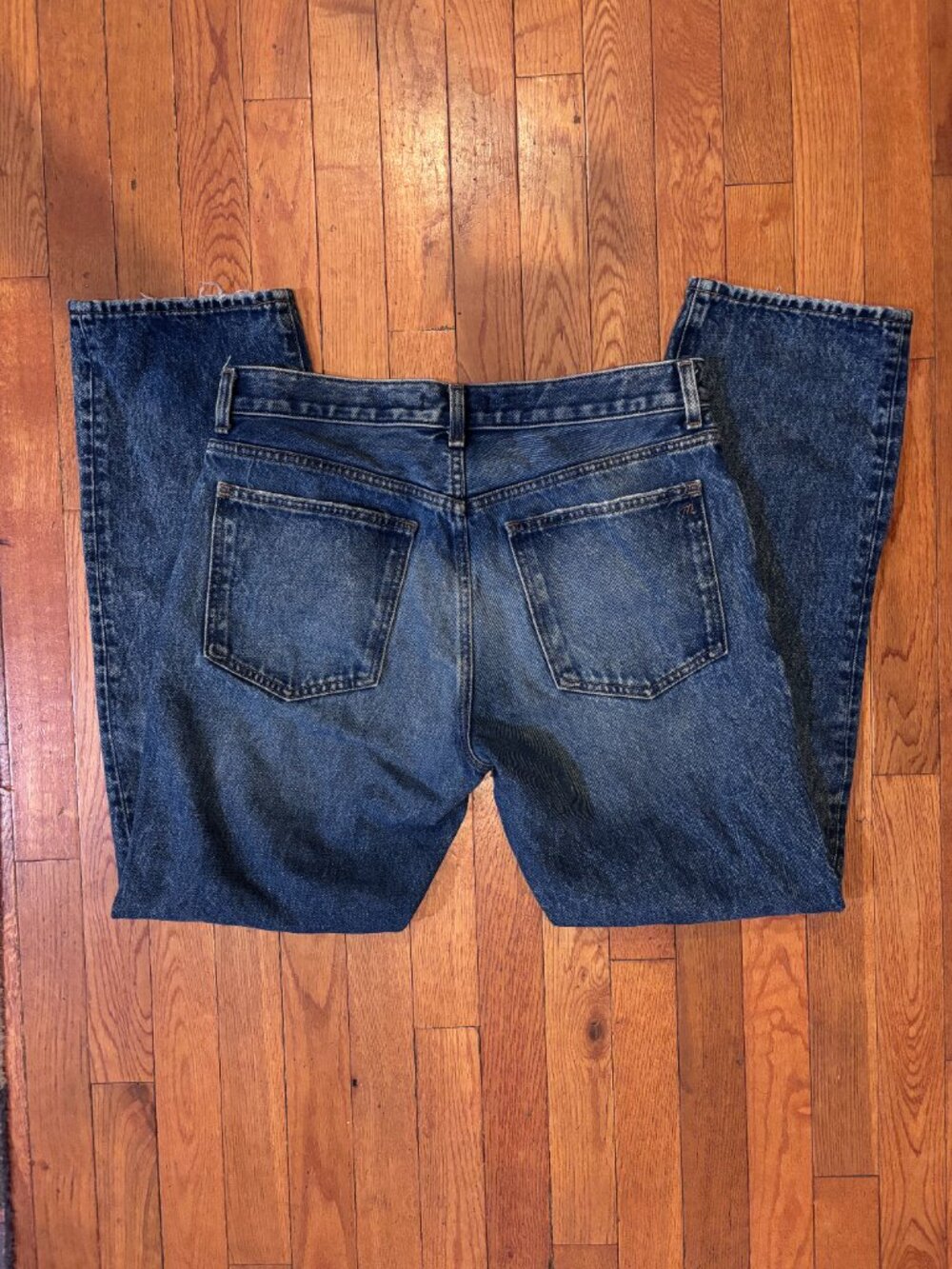 Women's Dean Easy Straight Jean in Kingswood Wash - Size 28 - Picture 8 of 9